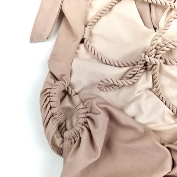 HAH | In A Ruch Monokini One Piece Swimsuit Beige - Picture 10 of 12